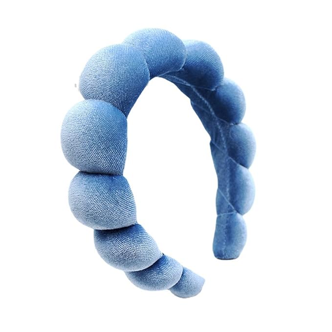 Headbands Women Hair Head Bands, Padded Fabric Hair Bands Wide Velvet Non Slip - Image 2