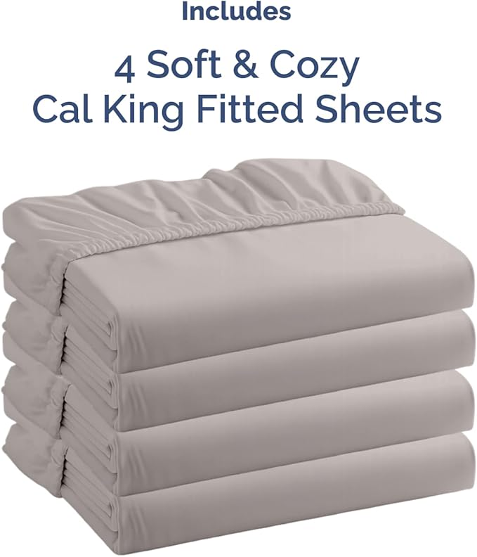 Cal King Size Fitted Bed Sheet - Image 4