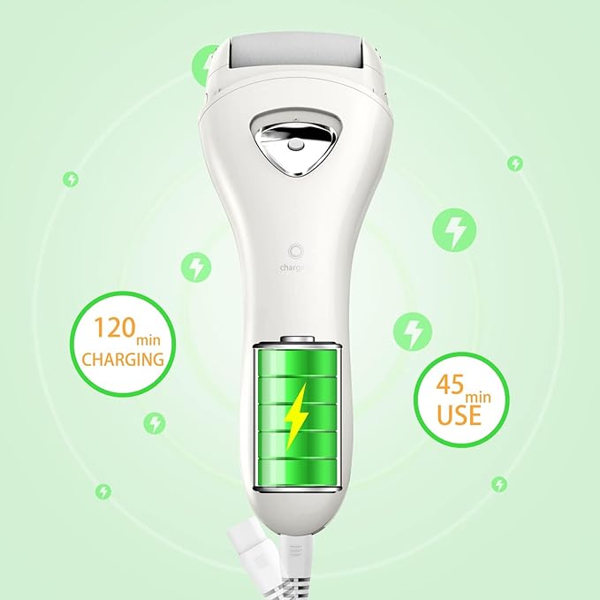 Electric Feet Callus Removers Rechargeable, Portable Electronic Foot File - Image 5