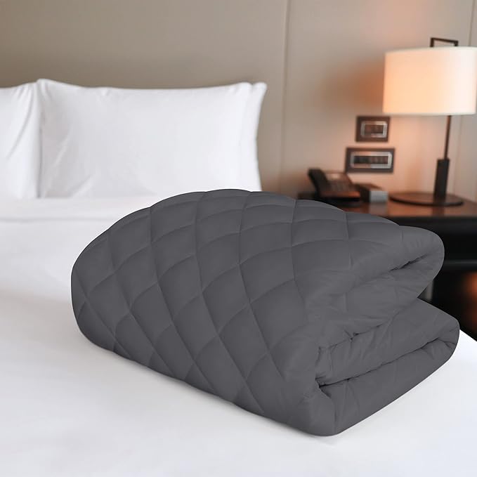 Utopia Bedding Quilted Fitted Mattress Pad, Queen Size, Elastic Fitted Mattress - Image 5