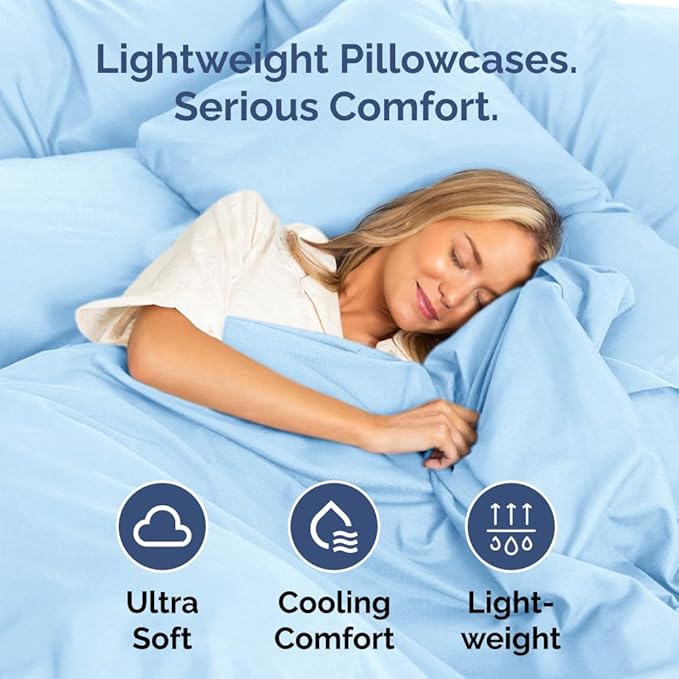 Body Pillowcases Set of 2-20x54 Long Body Pillow Case - Image 3