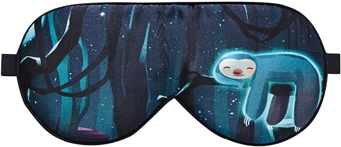 Alaska Bear Mulberry Silk Sleep Mask Luxury Cool and Lustrous Eye Cover by ALASKABEAR