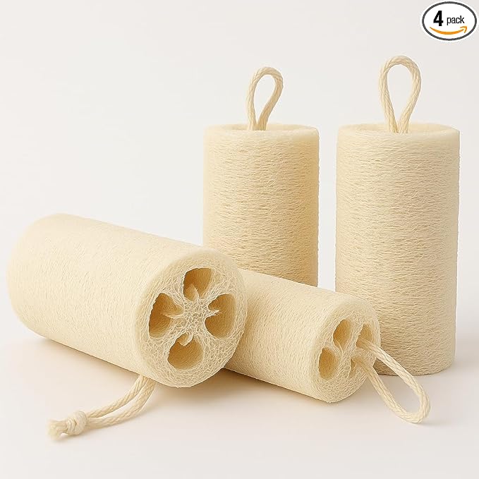 Loofah Body Scrubber Sponge 4-Pack by Unknown