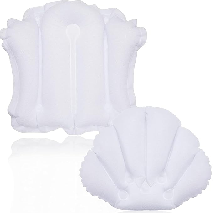 Jetec 2 Pcs Inflatable Bath Pillow - Image 2