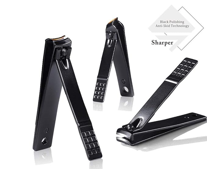 Professional Stainless Steel Nail Clipper Travel & Grooming Kit Nail Tools - Image 4