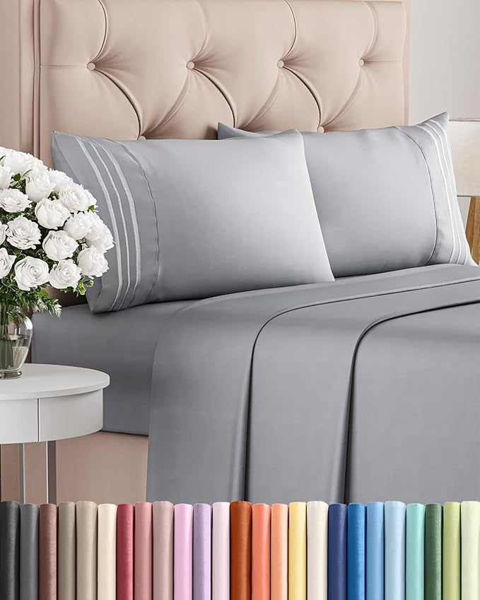 Queen Size 4 Piece Sheet Set by CGKUnlimited