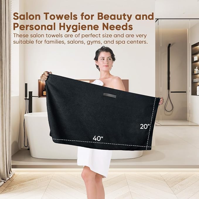 HOMEXCEL 5 Pack Large Microfiber Hair Towel Wrap - Image 5