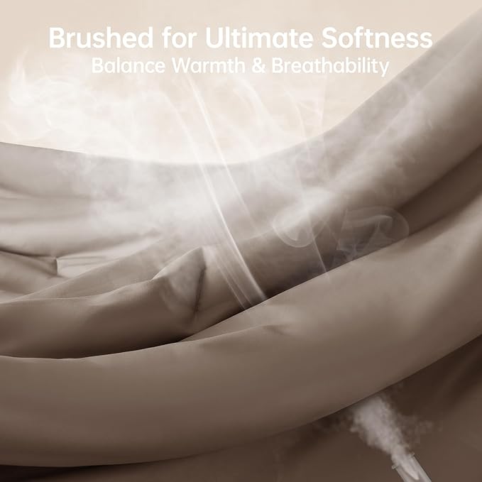 MUXHOMO Queen Comforter Set, All Season Ultra Soft Down Alternative Bedding - Image 3