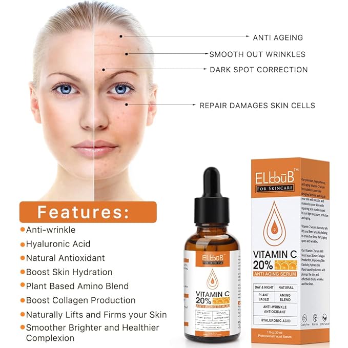 Premium 20% Vitamin C Serum For Face - Image 3