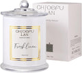 Chloefu LAN White Linen Candles, Luxury Scented Soy Jar Bathroom Candle by ChloefuLANScentedCandles