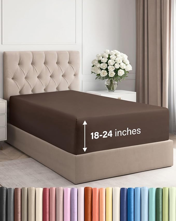 Extra Deep Twin XL Fitted Sheet by CGKUnlimited