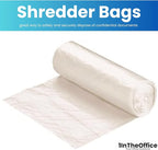 1InTheOffice Shredder Bags 15.8 Gallon, Paper Shredder Waste bags 15.8 Gal. (100 Count)