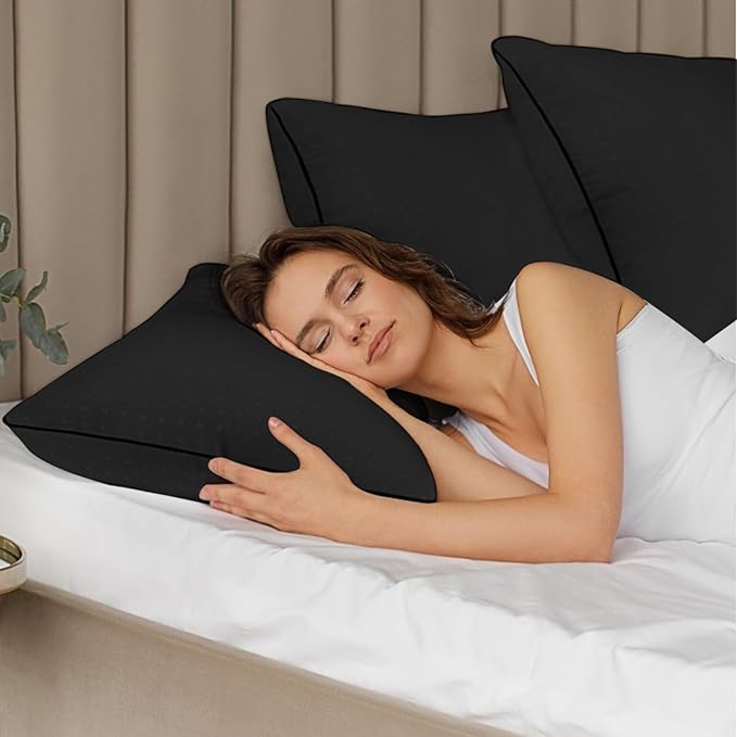 Queen Size Bed Pillows for Sleeping 4 Pack, Luxury Hotel Pillows, Comfortable - Image 3