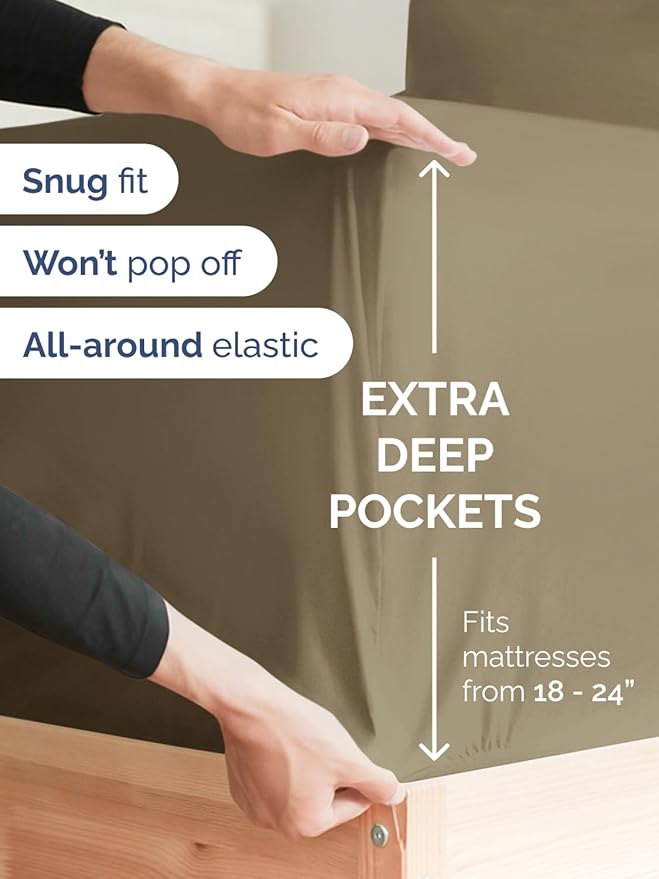 Extra Deep Split King Sheet Set - Image 3