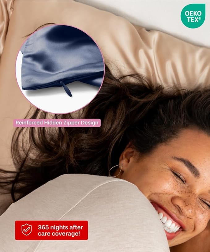 SUNDAYSILKS™ | Silk Pillow Cases 2 Pack | 22 Momme Mulberry Silk Pillowcase Set - Image 5