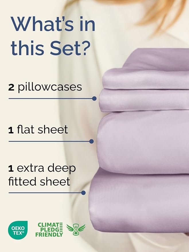 Extra Deep Twin Sheet Set - Image 2
