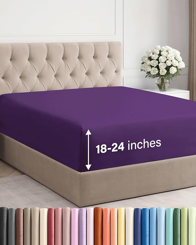 Extra Deep King Fitted Sheet by CGKUnlimited