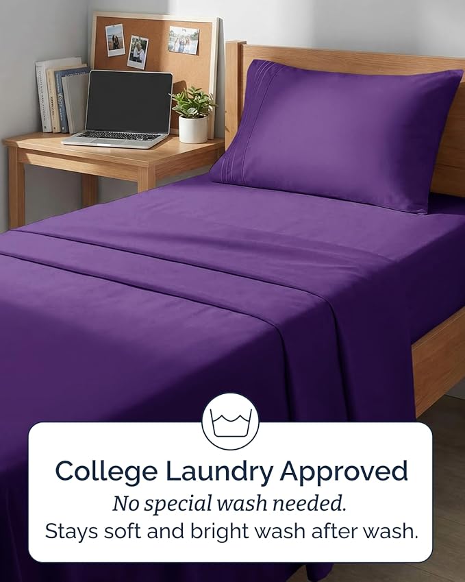 Twin XL Size 3 Piece Sheet Set - Image 6