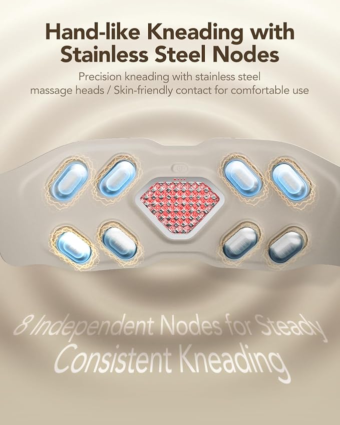 SKG Lower Back Massager for Pain Relief Deep Tissue Gifts for Men Women Mothers - Image 3