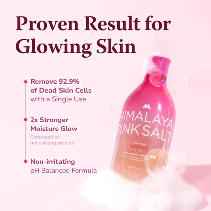 HIMALAYA PINKSALT Daily Scrub & Body Wash - Image 3