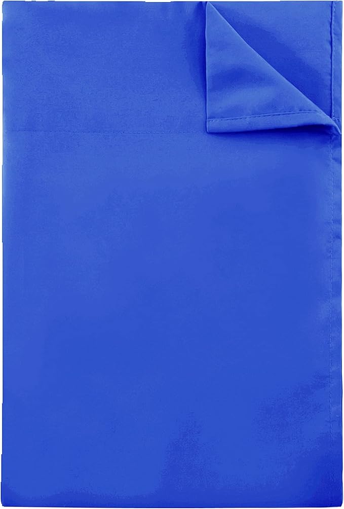 Sfoothome Royal Blue Flat Sheet, Ultra Soft and Comfortable Microfiber Top - Image 4