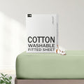 FreshCulture Pure Cotton Fitted Sheets Full Size, 300 Thread Count Percale by FreshCulture