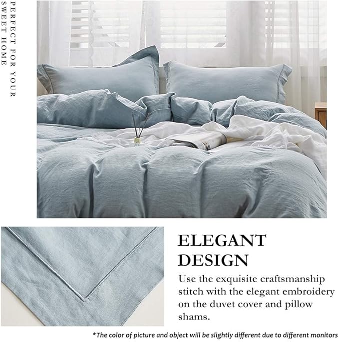 Simple&Opulence 100% Linen Duvet Cover Set - Image 2