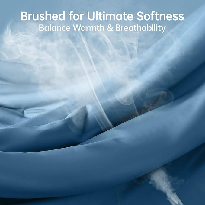 MUXHOMO Queen Comforter Set, All Season Ultra Soft Down Alternative Bedding - Image 3