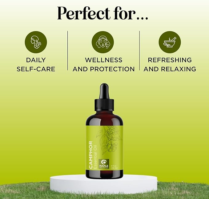 Pure Undiluted Camphor Essential Oil - Image 3