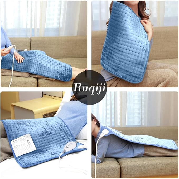 Ruqiji 17''x33'' XXXL King Size Flannel Electric Heating Patches - Image 5