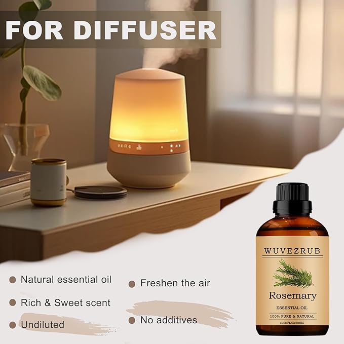 Rosemary Essential Oils, 60ML Pure and Natural Essential Oil - Image 5