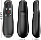 Presentation Clickers Wireless Presenter Remotes for PowerPoint, Powerpoint Clicker with Volume Control PowerPoint Slide Advancer for Mac, Receiver with Dual Functions,Computer, Laptop, LBBYDDLL