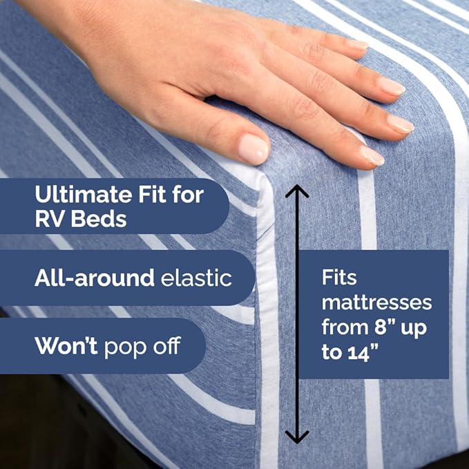 Short Queen Size 4 Piece Sheet Set - Image 3