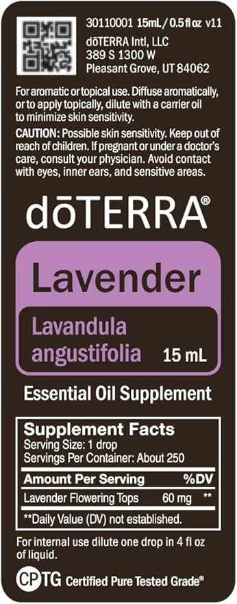 doTERRA Lavender Essential Oil - 15 ml - Image 7