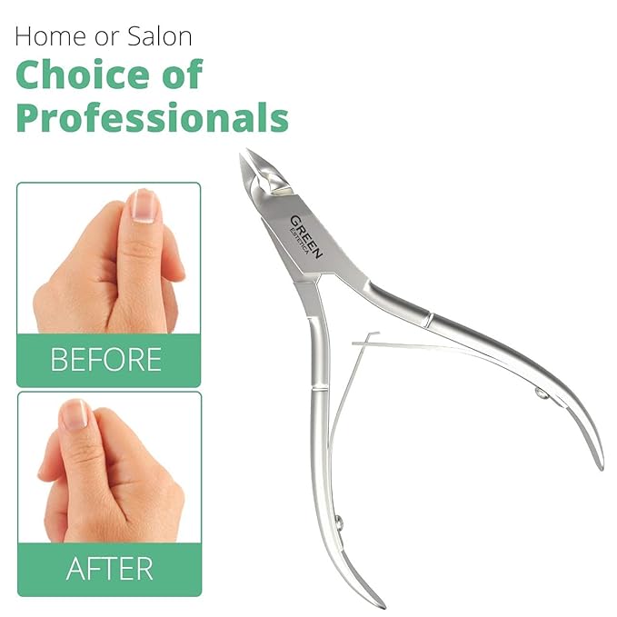 Professional Cuticle Trimmer Nail Cuticle Cutter Stainless Steel Cuticle Nippers - Image 9