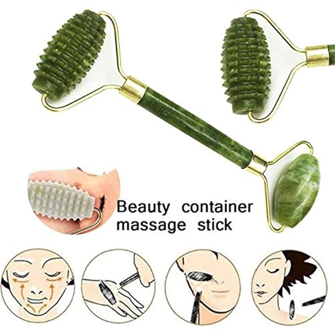 shenghang Emerald Facial Roller Massager Anti-Wrinkle and Relieve Edema Facial - Image 6