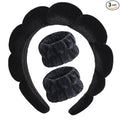 Luckybear Spa Headband for Washing Face, Velvet Makeup, Bubble Skincare by Luckybear