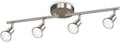 Ascher 4-Light LED Track Lighting Kit, Flexibly Rotatable Light Heads, 4 Way by Ascher