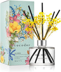 COCODOR Flower Reed Diffuser Set / 6.7oz / Lemon Eucalyptus/Scent Diffuser by COCODOR