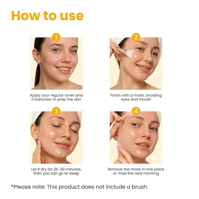 QUIA Turmeric + Kojic Acid Overnight Wrapping Mask – Hydration Mask - Image 8