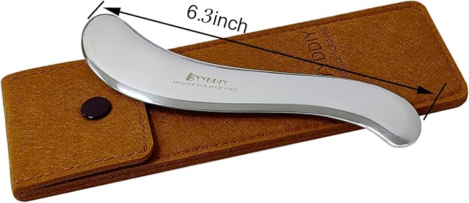 BYYDDIY 6.3 inch Stainless Steel Gua Sha Tool & Muscle Scraper Tool & Gua Sha - Image 3