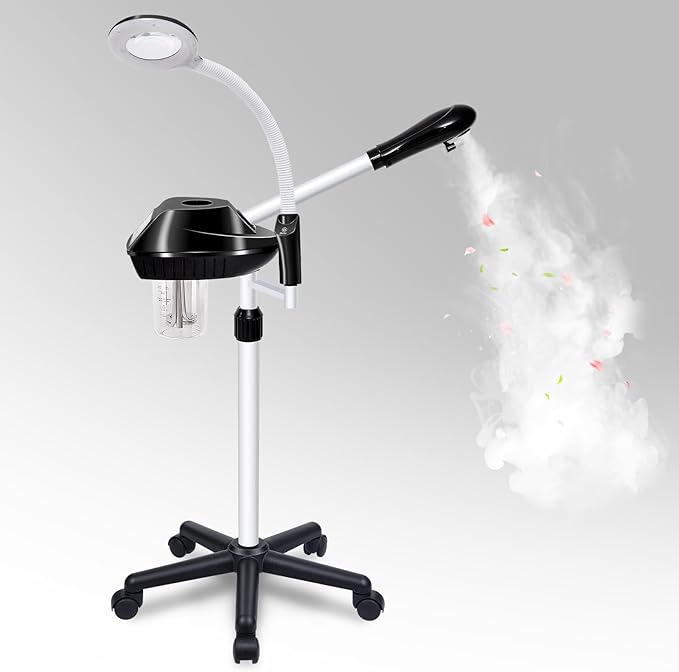 Professional Facial Steamer, 2 in 1 Facial Steamer on Wheels by FWODBIBTOGoodQualityChoice
