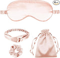 4Pcs Silk Sleep Masks Satin Eye Mask Silky Eyes Cover Blindfold Eyeshade by WJingYiJia
