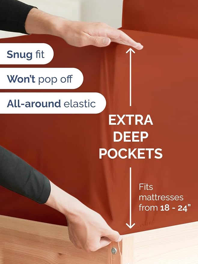 Extra Deep Split King Sheet Set - Image 3