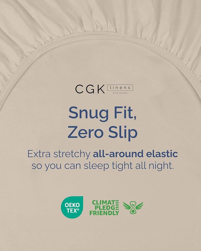 Cal King Size Fitted Bed Sheet - Image 2