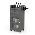 OmySalon Salon Cart with Wheels, 3-Tier Rolling Beauty Cart with Glass Door & by OmySalon