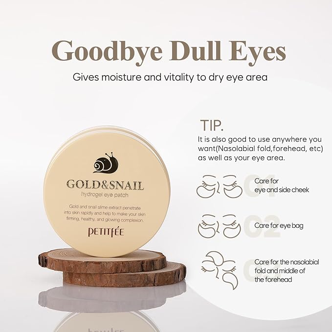 Petitfee Gold & Snail Hydrogel Eye Patch 60ea - Image 8