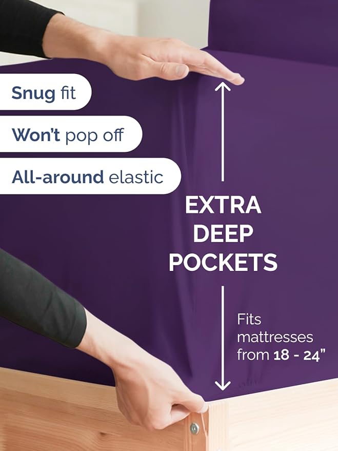 Extra Deep Split King Sheet Set - Image 3