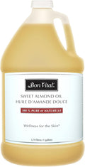 Bon Vital' Sweet Almond Oil Skin & Hair Moisturizer & Gentle Massage Oil by BonVital