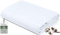 Royale Linens 100% Organic Cotton Full Flat Sheet Only by ROYALELINENS